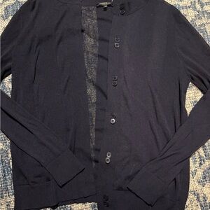 Lafayette 148 New York Dark Blue/Black Cardigan